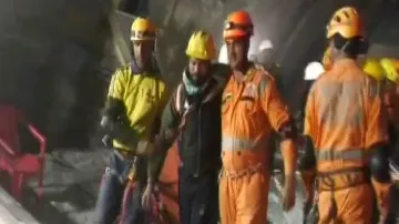 Odia workers rescued from Silkyara tunnel on way to Odisha 