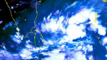 Satellite Image Of Depression Over BoB