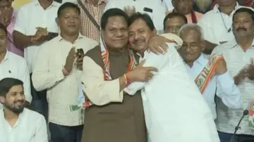 Ex-Odisha MP Jayaram Pangi joins Congress; Gyana Beura joins BJP