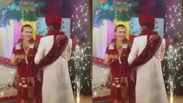 UP man marries foreign girlfriend as per Hindu traditions – Watch