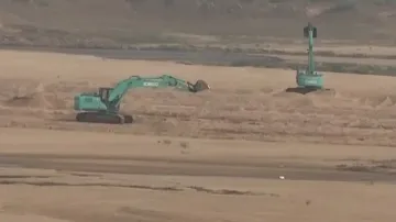 Sand Mining From Kathajodi Riverbed