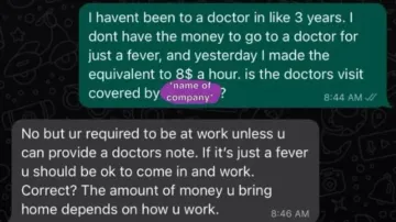 Boss denies sick leave, employee quits job on WhatsApp; chat goes viral