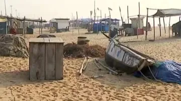Unclean Beach In Puri