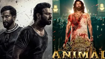 Posters of 'Salaar' & 'Animal'