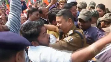 BJP stages demonstration in Rourkela over cholera outbreak