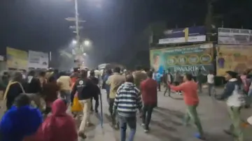 Immediately after the accident, hundreds of local people swarmed to the site, clamouring for action 