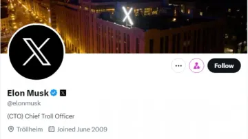Elon Musk Is Now ‘Chief Troll Officer’, changes X bio