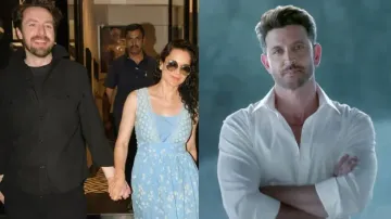Kangana Ranaut steps out hand-in-hand with a mystery man, fans say he looks like Hrithik Roshan
