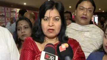 BJP MP Aparajita Sarangi targets BJD over Arpan Rath procession 