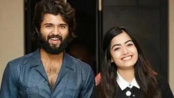 Vijay Deverakonda and Rashmika Mandanna