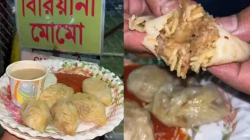 Biryani Momos: Kolkata street food vendor makes momos stuffed with chicken biryani; check reactions