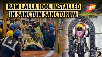 Revealed! First Look Of Ram Lalla Idol Installed At Sanctum Sanctorum Of Ayodhya Ram Mandir 