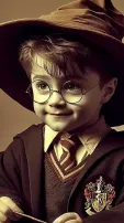 AI Imagines Harry Potter Cast Into Adorable Baby Faces In Vintage Looks