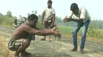 Road peeled off within 15 days of construction in Puri
