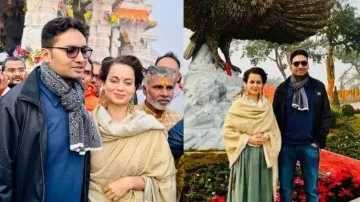 Kangana Ranaut dating EaseMyTrip founder Nishant Pitti? Photos from Ram Mandir go viral