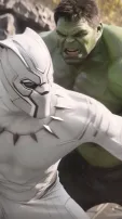 Hulk Vs White Black Panther - Who Triumphs In These AI-Imagined Battle Scenes?