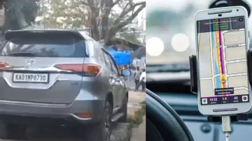 When you take Google Maps seriously! SUV ends up getting stuck on stairs