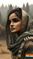 AI-Imagined Indian Soldiers In Traditional Attire