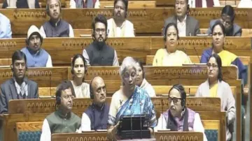 FM Nirmala Sitharamana addressing Budget 2024
