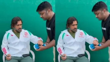 MS Dhoni gives autograph on fan’s shoes; netizens call him ‘Thala’ for a reason
