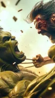 AI-Imagined Hulk Vs Wolverine Intensive Fight: Who Wins?