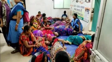 Female Patients Left To Sleep On Floor At Rajkanika CHC