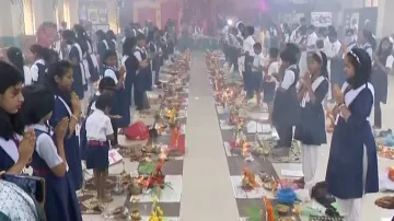 Saraswati Puja celebration