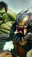 AI Envisions Epic Hulk Vs Predators Battle: Who Emerges Victorious?