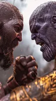 AI Envisions Intense Thanos Vs Kratos Battle: Who Emerges Victorious?