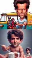Hrithik Roshan Spends Time With Deadpool And Wolverine As Imagined By AI