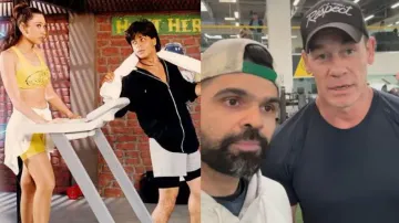 WWE star John Cena is big fan of Shah Rukh Khan, sings 'Bholi Si Surat; watch