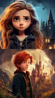 Tim Burton and Pixar Inspired Harry Potter Characters Imagined By AI