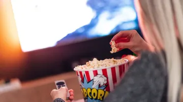 Eating while watching shows