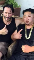 Kim Jong Un And Keanu Reeves Together In AI-Imagined Looks