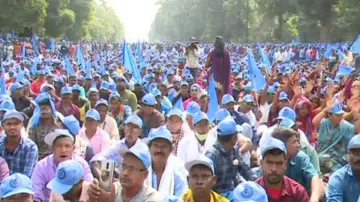 Fishermen protest In Bhubaneswar