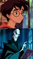 Harry Potter Characters In A Disney Theme Imagined By AI