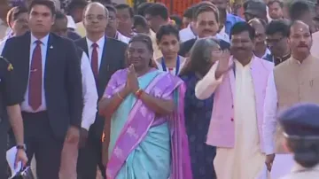 President Droupadi Murmu arrives in Odisha on four-day visit