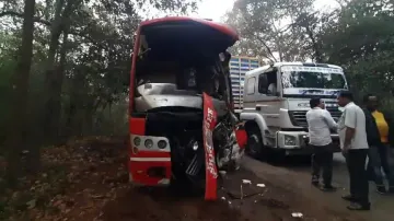Bus Accident Near Jamankira