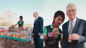 Bill Gates meets Dolly Chaiwala 
