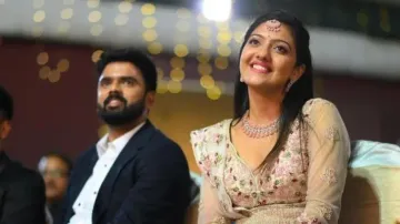 IAS Srushti Deshmukh with her husband IAS Nagarjun B Gowda