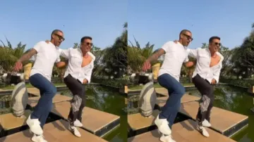 Shikhar Dhawan joins Akshay Kumar to dance on ‘Go Mast Malang Jhoom’ 