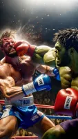 AI Envisions Thor Vs Hulk In Intense Boxing Match - Who Will Triumph?
