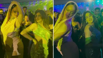 Janhvi Kapoor and Rihanna groove to 'Zingaat' at Ambani's wedding, watch
