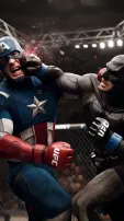 AI Imagines Brutal Fight Between Batman Vs Captain America 