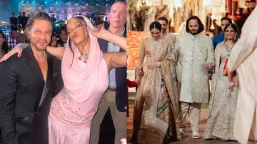 Shah Rukh Khan, Rihanna, Radhika Merchant, Anant Ambani