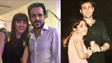 Emraan Hashmi with his wife Parveen Shahani 