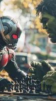 AI Imagines Thanos, Iron Man, Ant-Man, Spider-Man Playing Chess