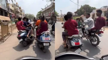 Viral video shows how friends leave
