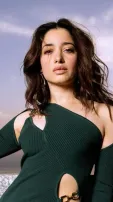 Sexy! Tamannaah Bhatia's Glamorous Green Midi Dress Photoshoot Revealed