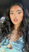 Mean Girls Star Avantika Vandanapu Slays In Sky Blue Mini Dress Photoshoot